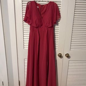 Bridesmaid Dress (cinnamon rose)